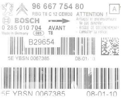 C722JE - MODUUL/ BOSCH 0285010830/ 9675181780/ 0285010704/