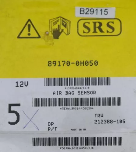 C908JE - MODULE/ LOS/ TYPE STUUR +BIJRIJDERS +STOELAIRBAGS/