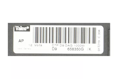 C9HP - HDI 2.0/ RADIATEUR IN KACHELHUIS ELEKTRISCH/ VALEO 658350G