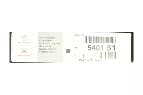 16 INCH/ STAAL TYPE3/ 7J CH5-32/5-GATS/ ZIE 5401S1